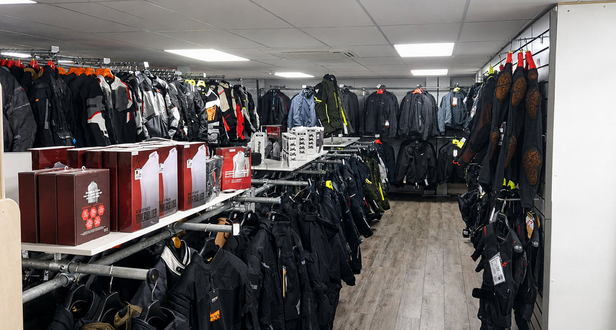 Moto Central destination motorcycle clothing showroom for Dronfield riders