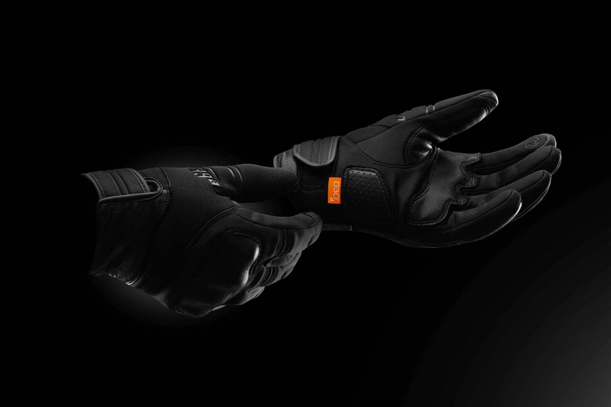 Furygan TD Soft D3O Primaloft Textile Gloves Black