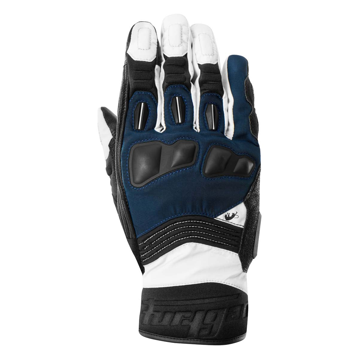 Furygan Balmaz All Season Leather & Textile Gloves Blue / White