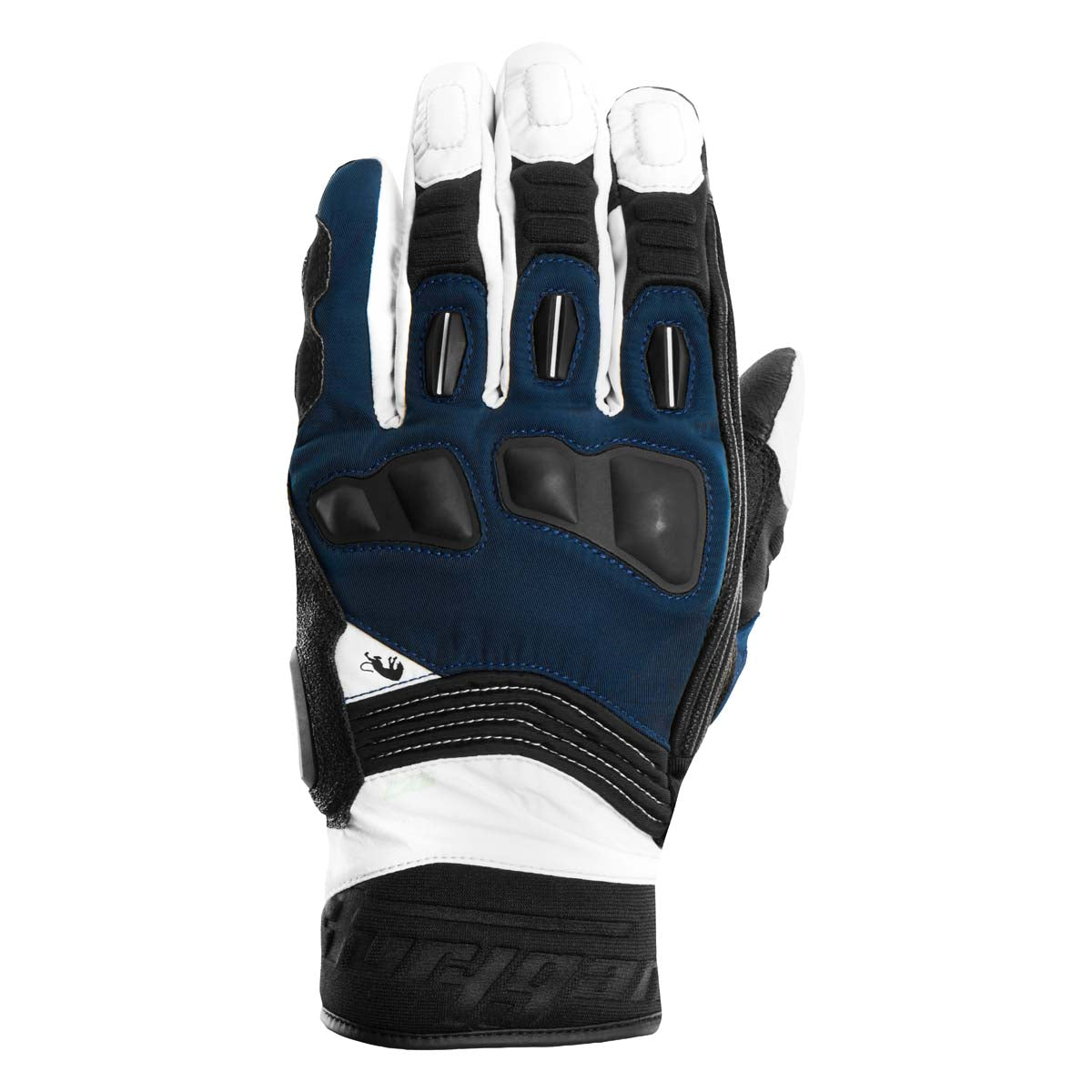 Furygan Balmaz All Season Leather & Textile Gloves Blue / White