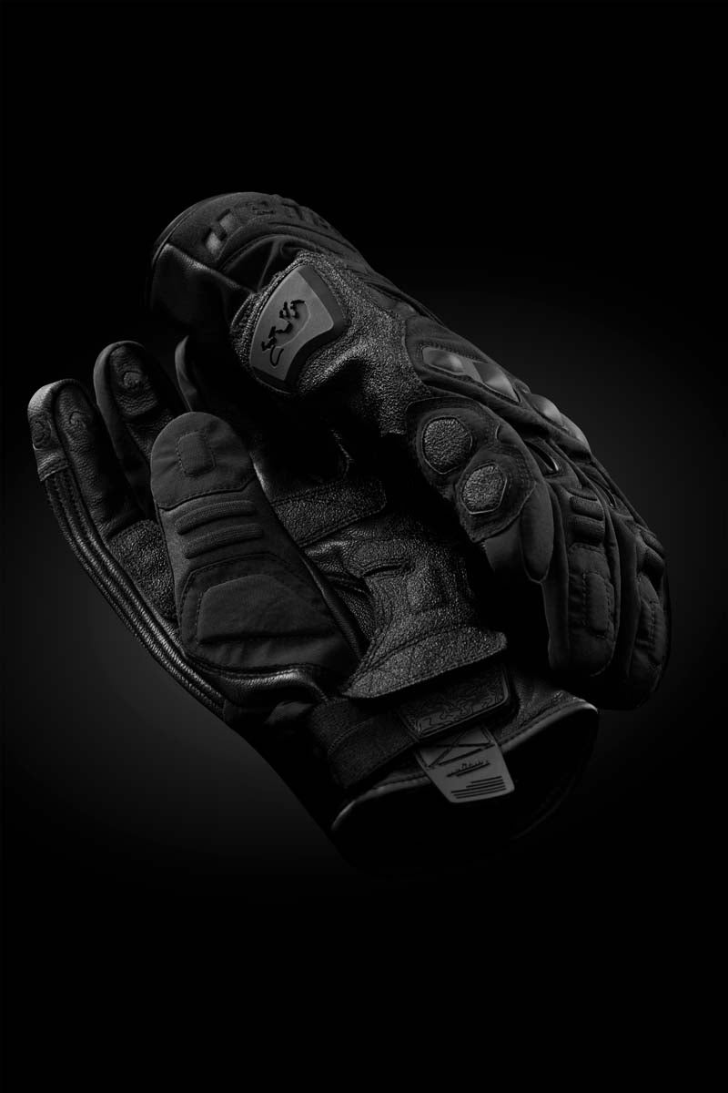 Furygan Balmaz All Season Leather & Textile Gloves Black