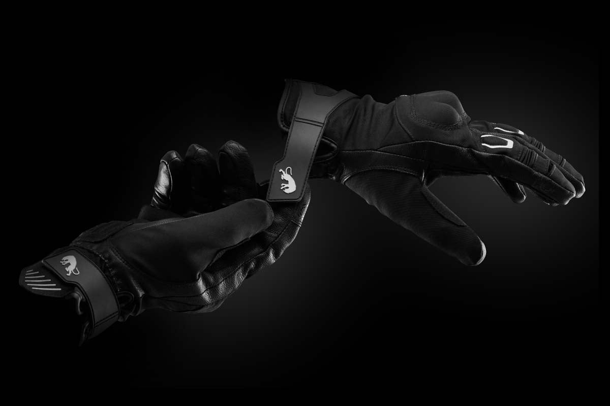 Furygan Newton All Season Leather Gloves Black