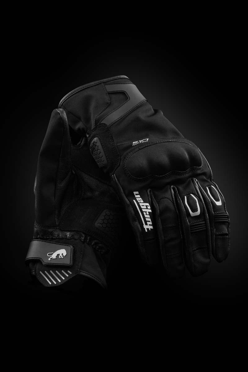 Furygan Newton All Season Leather Gloves Black
