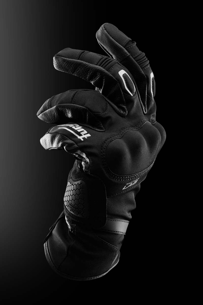 Furygan Newton All Season Leather Gloves Black