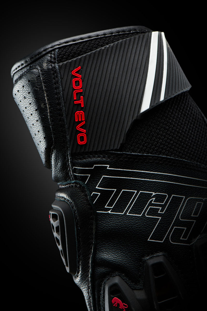 Furygan Volt Evo Leather & Textile Gloves Black / Red