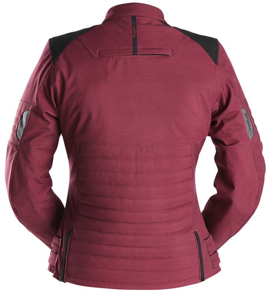 Furygan ICE Track Ladies Textile Jacket Burgundy / Black - FREE UK Shipping, FREE 365 Day Returns | Moto Central
