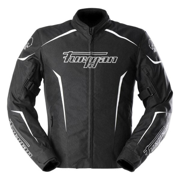 Furygan Yori Textile Jacket Black / White / White FREE UK Delivery, FREE 365 Day Returns | Moto Central
