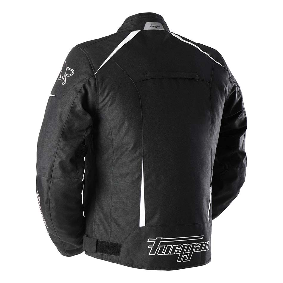 Furygan Yori Textile Jacket Black / White / White FREE UK Delivery, FREE 365 Day Returns | Moto Central