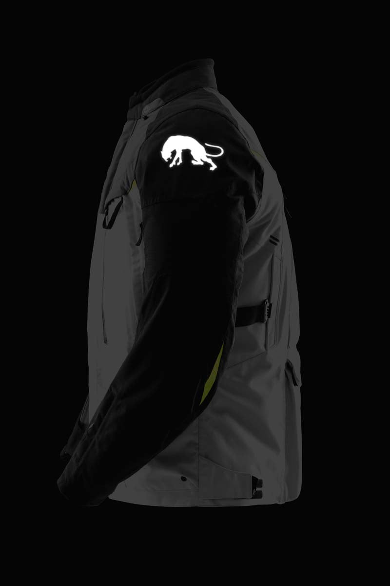 Furygan Challenger Textile Jacket Grey / White / Fluo Yellow