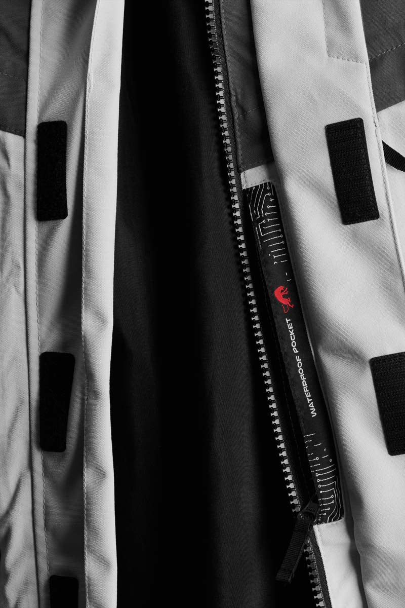 Furygan Challenger Textile Jacket Grey / White / Fluo Yellow