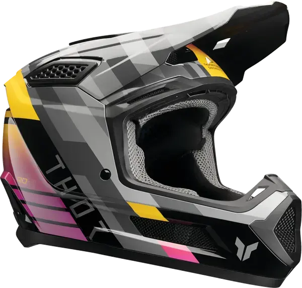 Thor Fleet Camber Black / Magenta - FREE UK Shipping, FREE 365 Day Returns | Moto Central