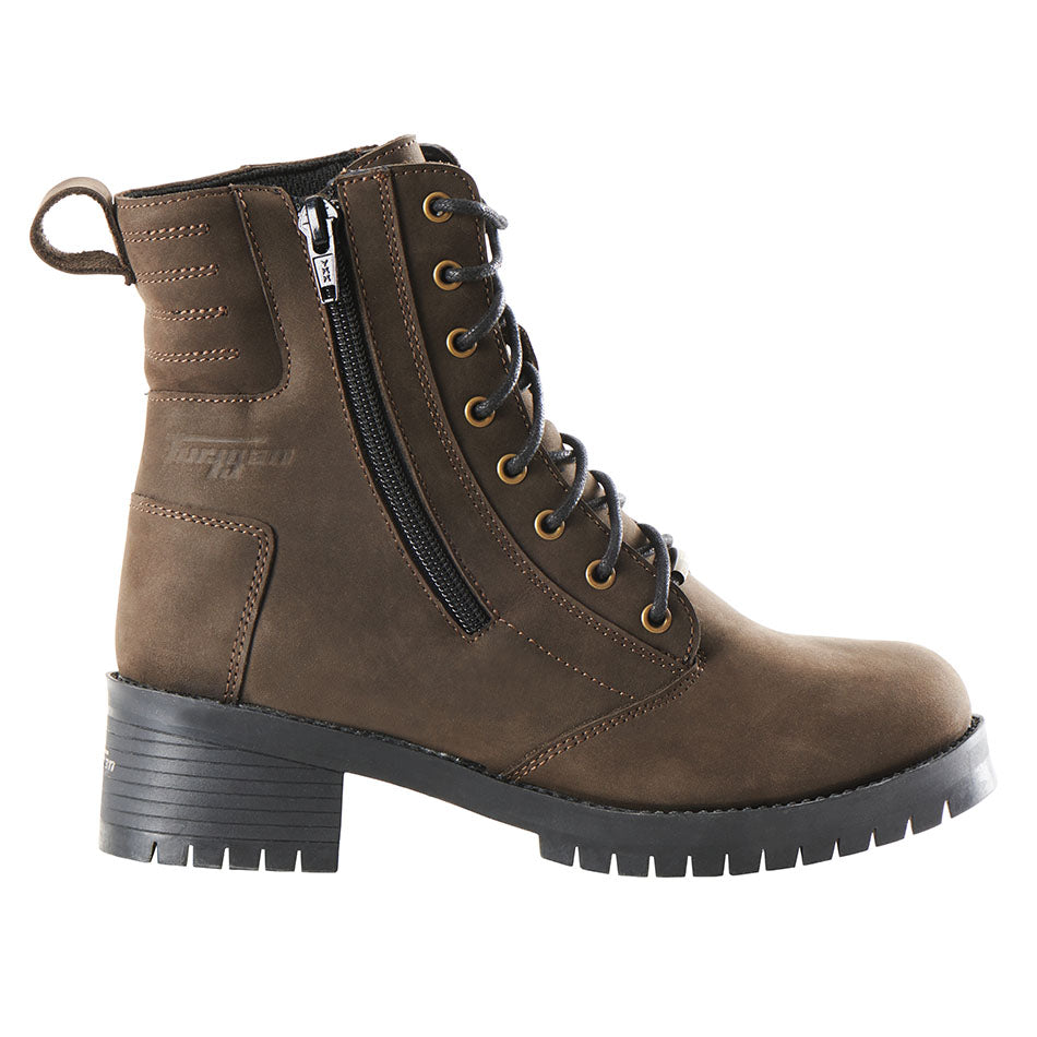Furygan Janis Ladies D3O Short Boots Brown FREE UK Delivery, FREE 365 Day Returns | Moto Central