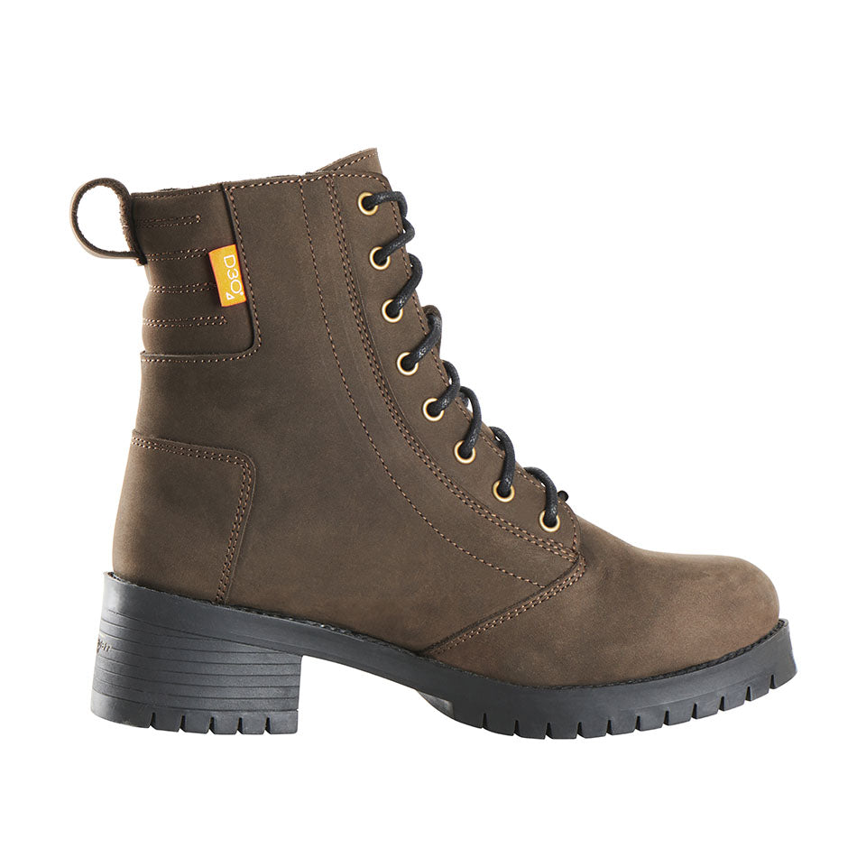 Furygan Janis Ladies D3O Short Boots Brown FREE UK Delivery, FREE 365 Day Returns | Moto Central
