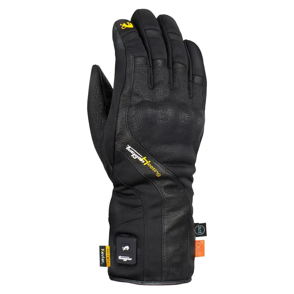 Furygan Heat X Kevlar Ladies Heated Gloves Black FREE UK Delivery, FREE 365 Day Returns | Moto Central