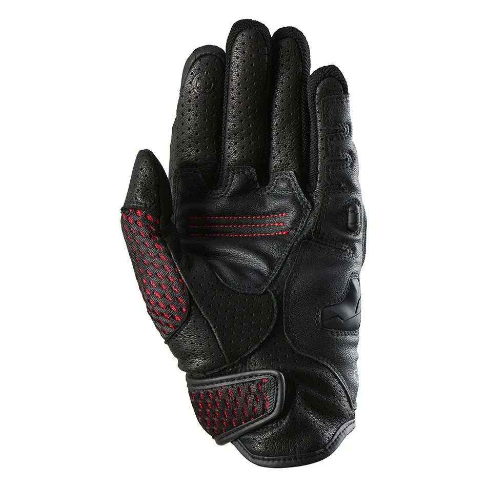 Furygan TD Air Leather Gloves Black / Red / White FREE UK Delivery, FREE 365 Day Returns | Moto Central
