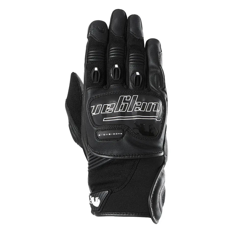 Furygan Waco Evo 2 Gloves Black / White FREE UK Delivery, FREE 365 Day Returns | Moto Central