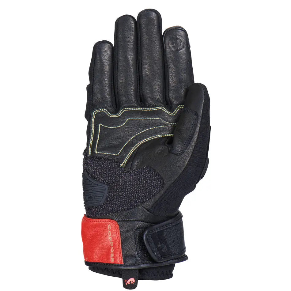 Furygan Cordoba Leather Gloves Black / Red FREE UK Delivery, FREE 365 Day Returns | Moto Central