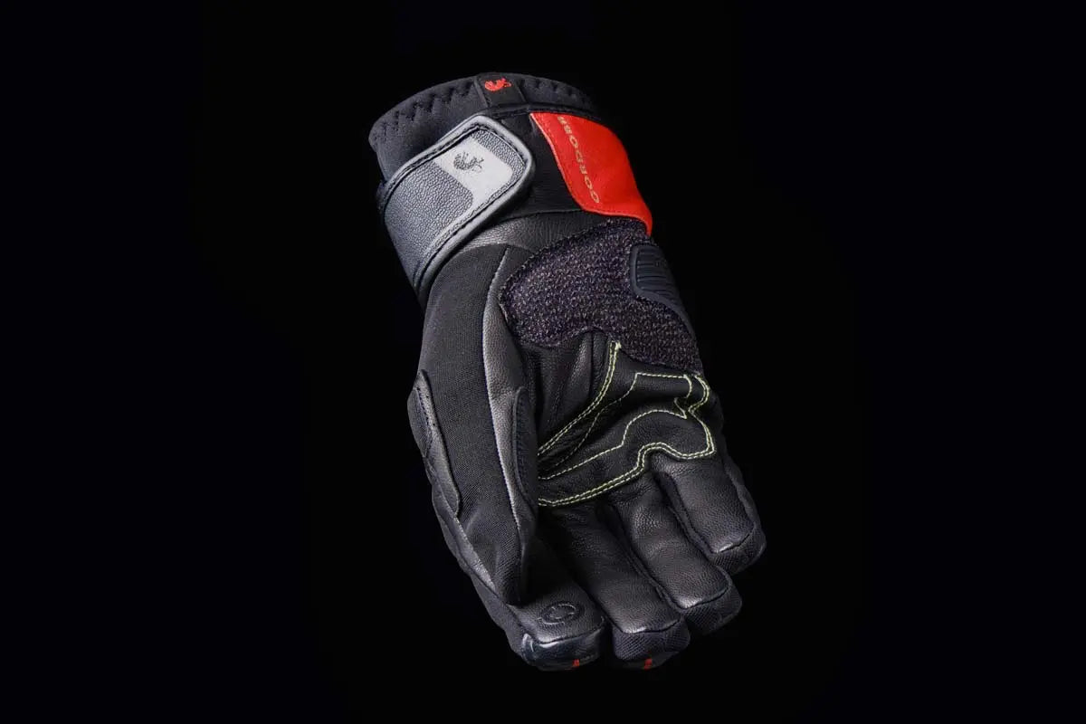 Furygan Cordoba Leather Gloves Black / Red FREE UK Delivery, FREE 365 Day Returns | Moto Central