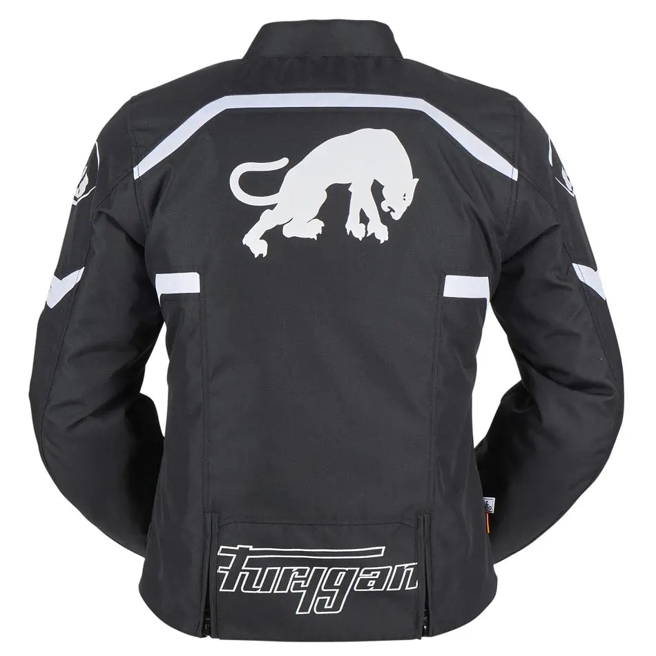 Furygan Mystic Evo Ladies Textile Jacket Black / White FREE UK Delivery, FREE 365 Day Returns | Moto Central