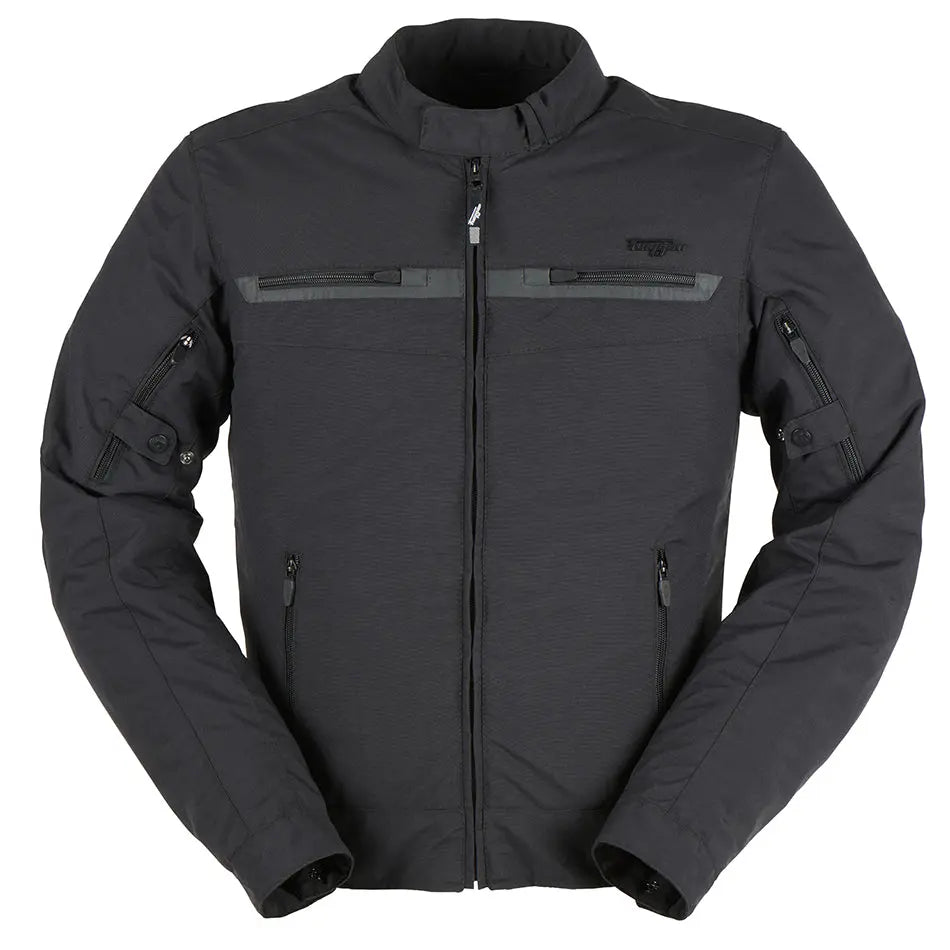 Furygan Scotty Textile Jacket Black FREE UK Delivery, FREE 365 Day Returns | Moto Central