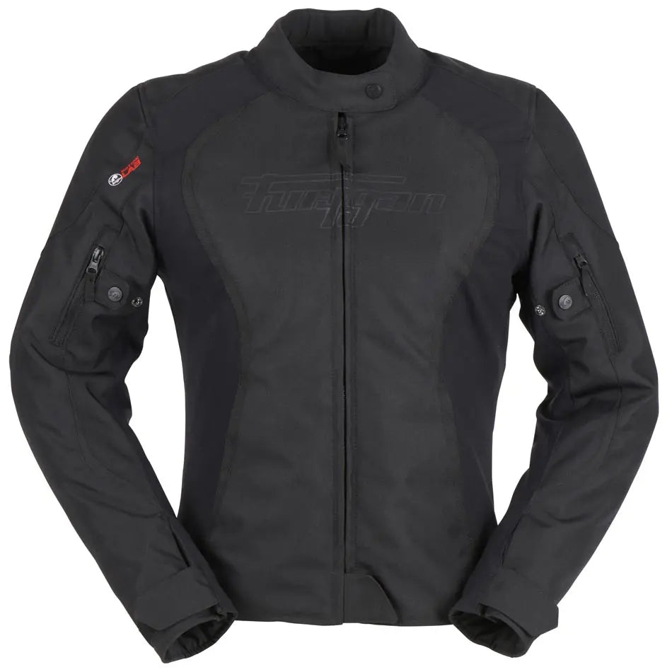 Furygan Odessa Ladies Textile Jacket Black / Black FREE UK Delivery, FREE 365 Day Returns | Moto Central