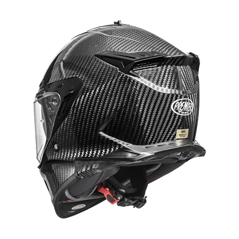 Premier Streetfighter Carbon Full Face Helmet Gloss Black - FREE UK Shipping, FREE 365 Day Returns | Moto Central
