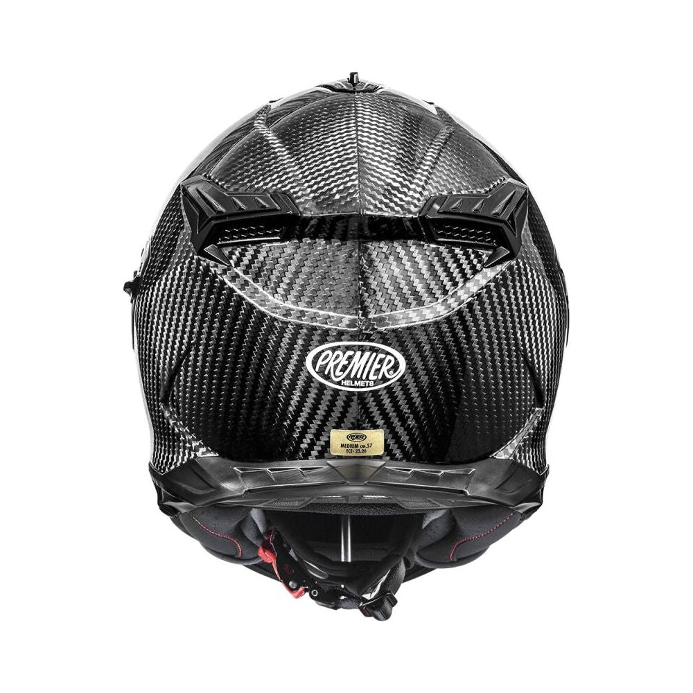 Premier Streetfighter Carbon Full Face Helmet Gloss Black - FREE UK Shipping, FREE 365 Day Returns | Moto Central