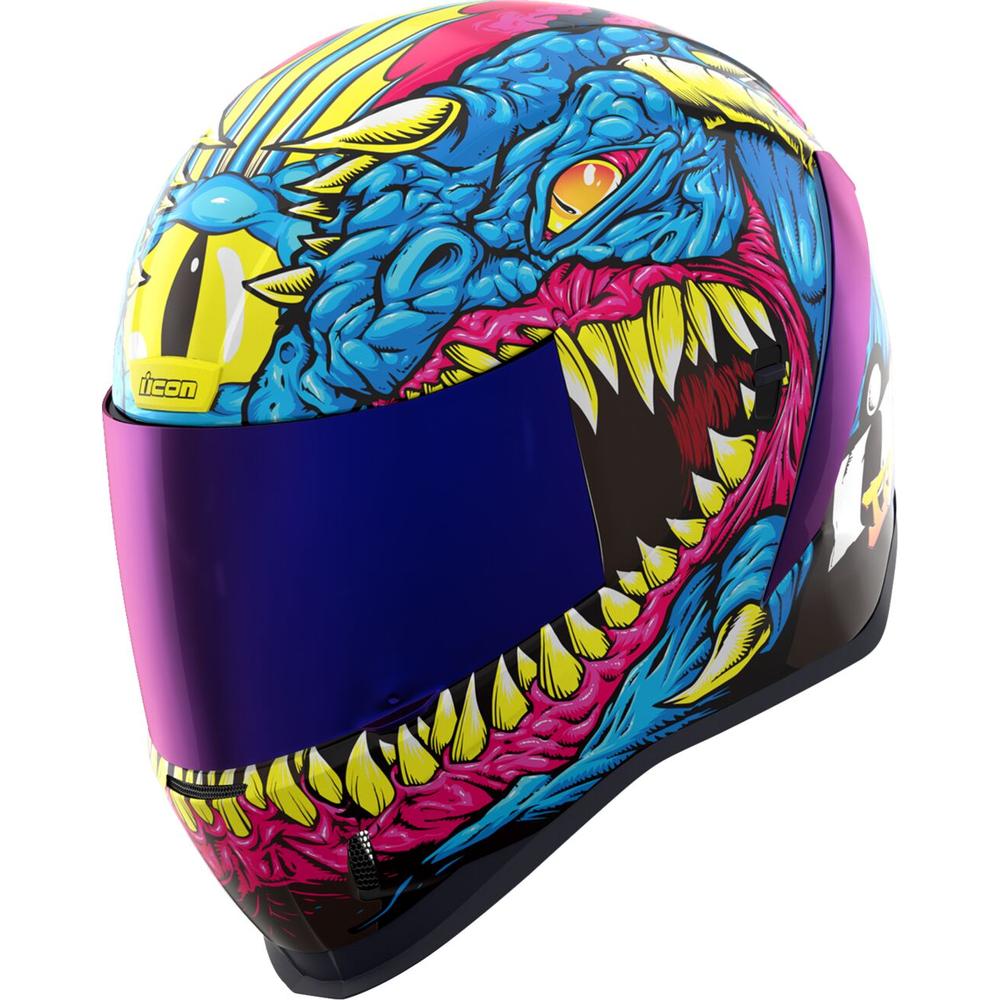 Icon Airform Kryola Kreep MIPS Full Face Helmet Blue FREE UK Delivery