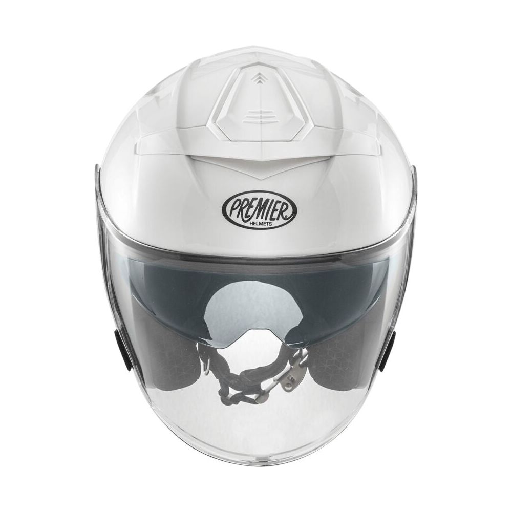 Premier JT5 U8 Open Face Helmet White - FREE UK Shipping, FREE 365 Day Returns | Moto Central