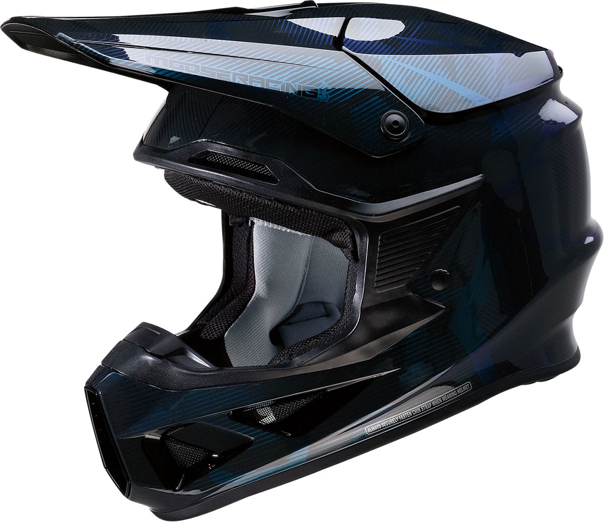 Moose Racing FI Agroid Camo MIPS Iridescent Blue