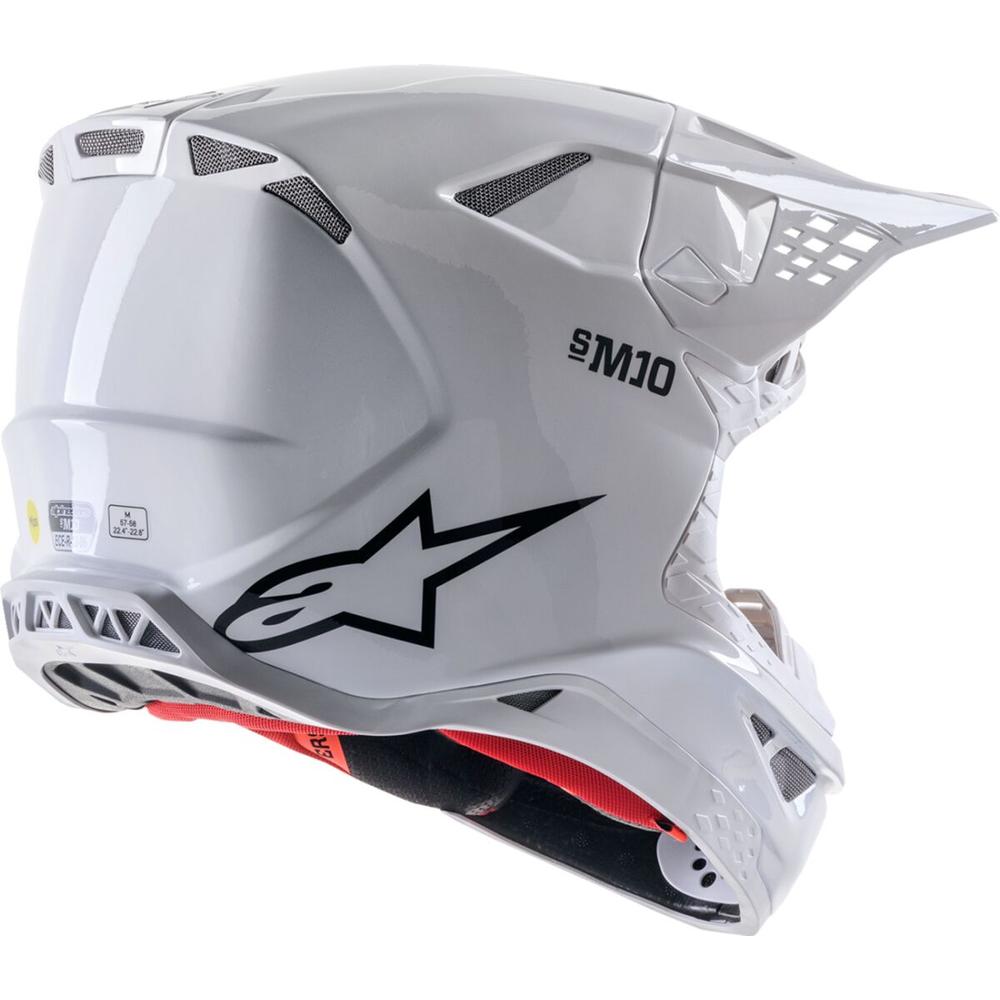 Alpinestars Supertech M10 Solid MX Gloss White