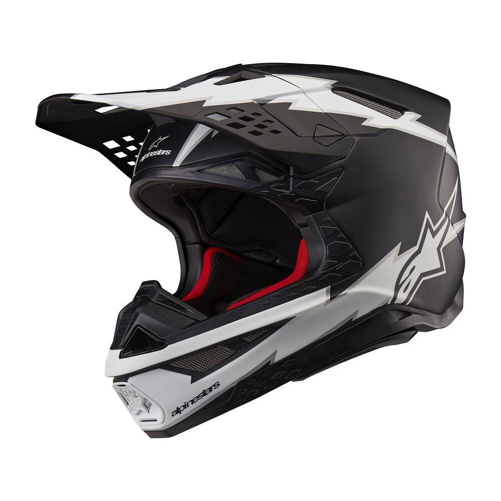Alpinestars Supertech M10 Ampress MX Matt Black / White