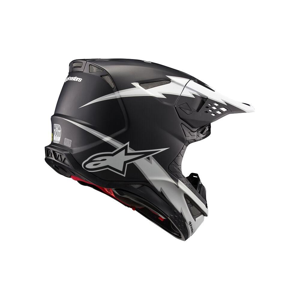 Alpinestars Supertech M10 Ampress MX Matt Black / White
