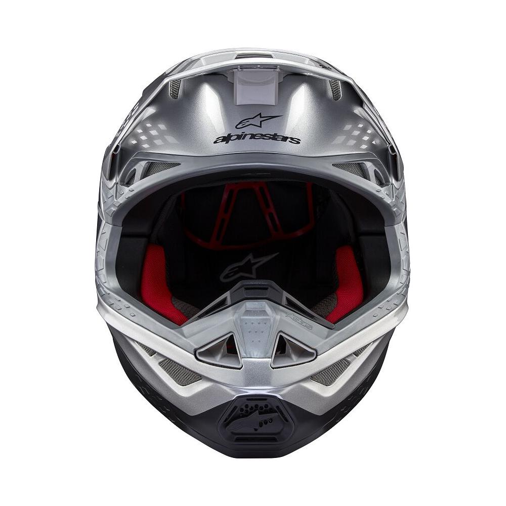 Alpinestars Supertech M10 Flood MX Gloss Orange / Silver