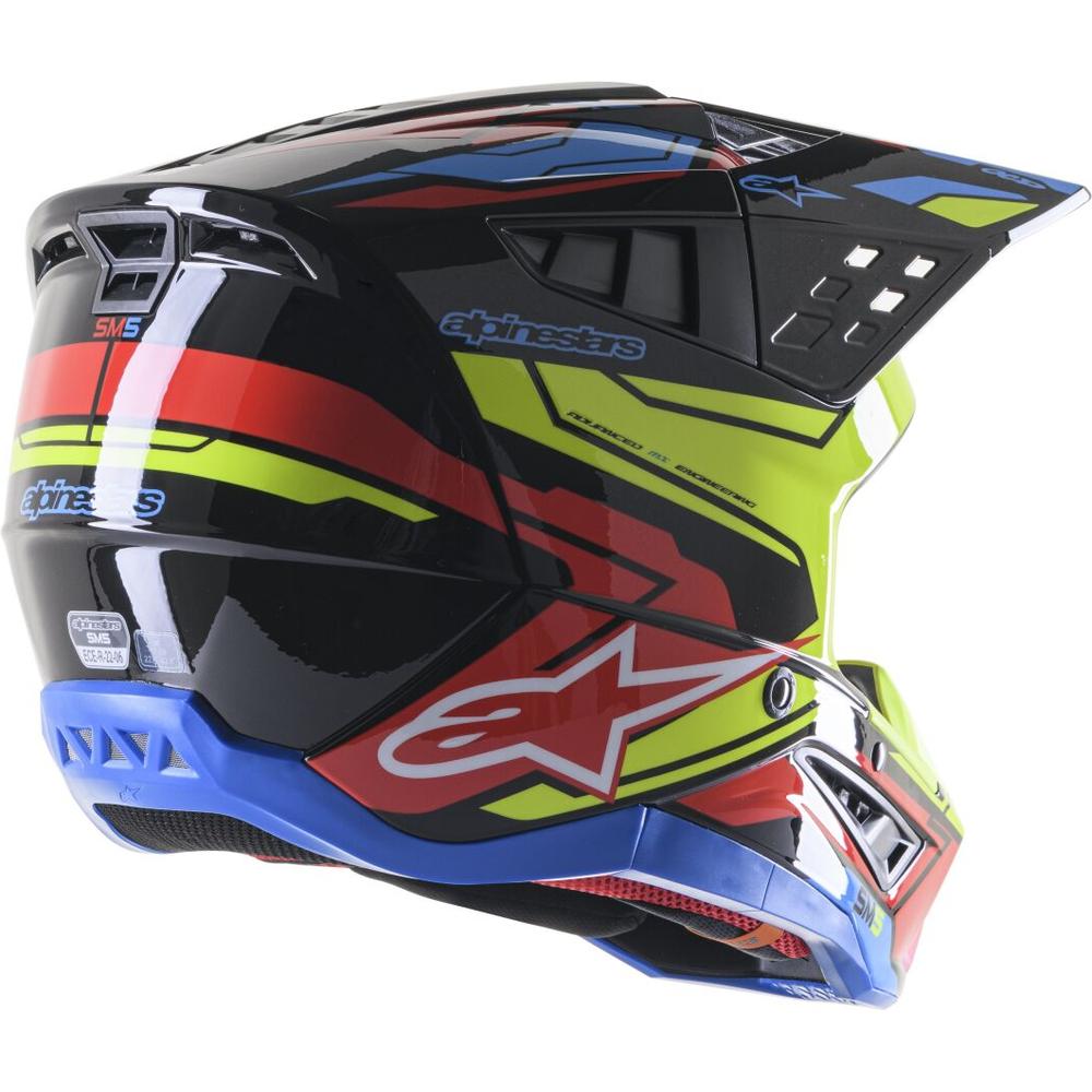 Alpinestars Supertech M5 Action 2 MX Black / Yellow / Red