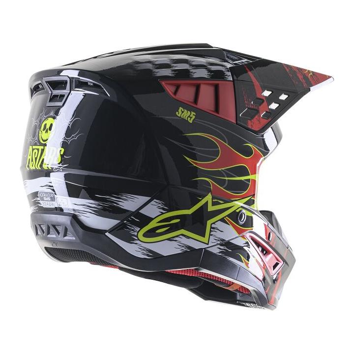 Alpinestars Supertech M5 Rash MX Dark Gray / Bright Red