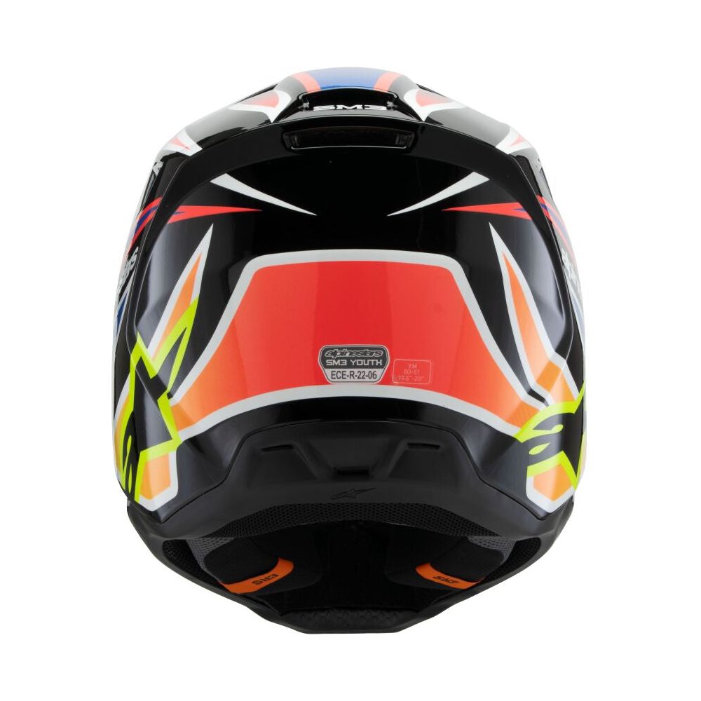 Alpinestars S-M3 Wurx Youth MX Black / Yellow / Blue