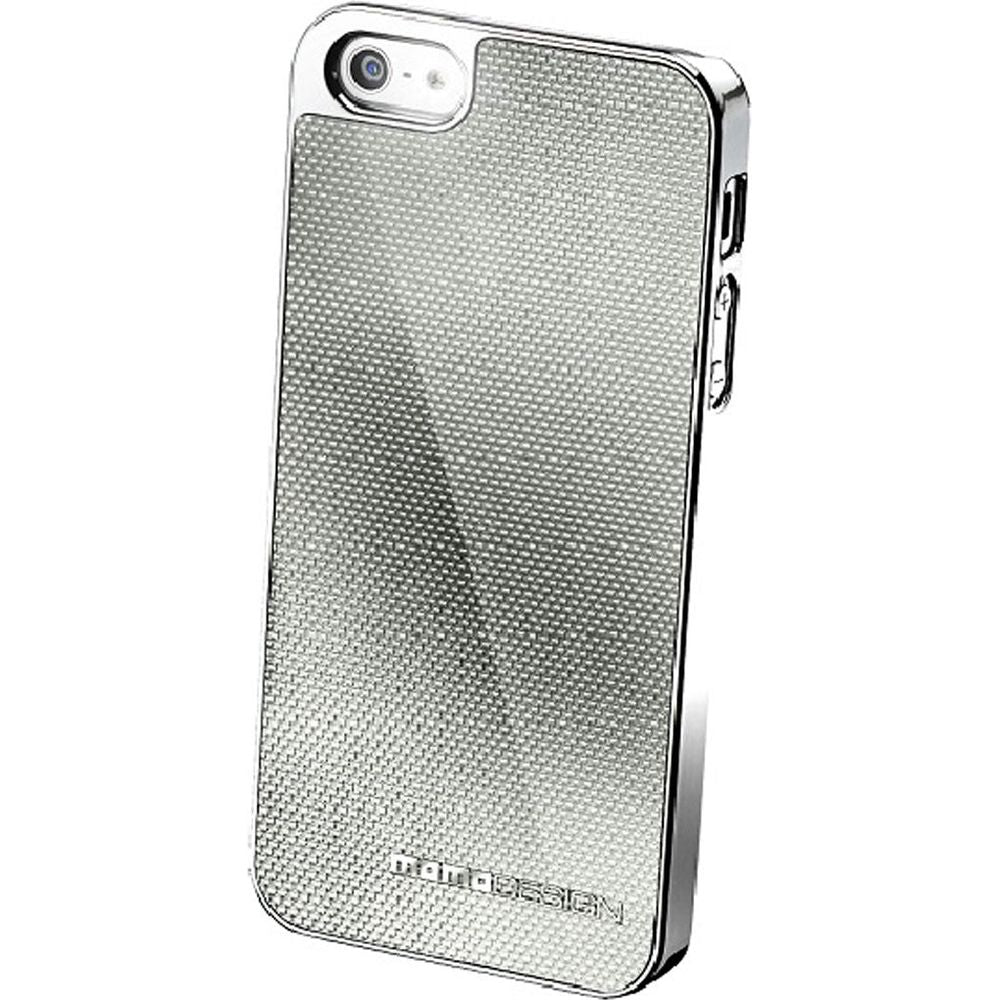 Interphone Carbon Cover Silver For iPhone 5