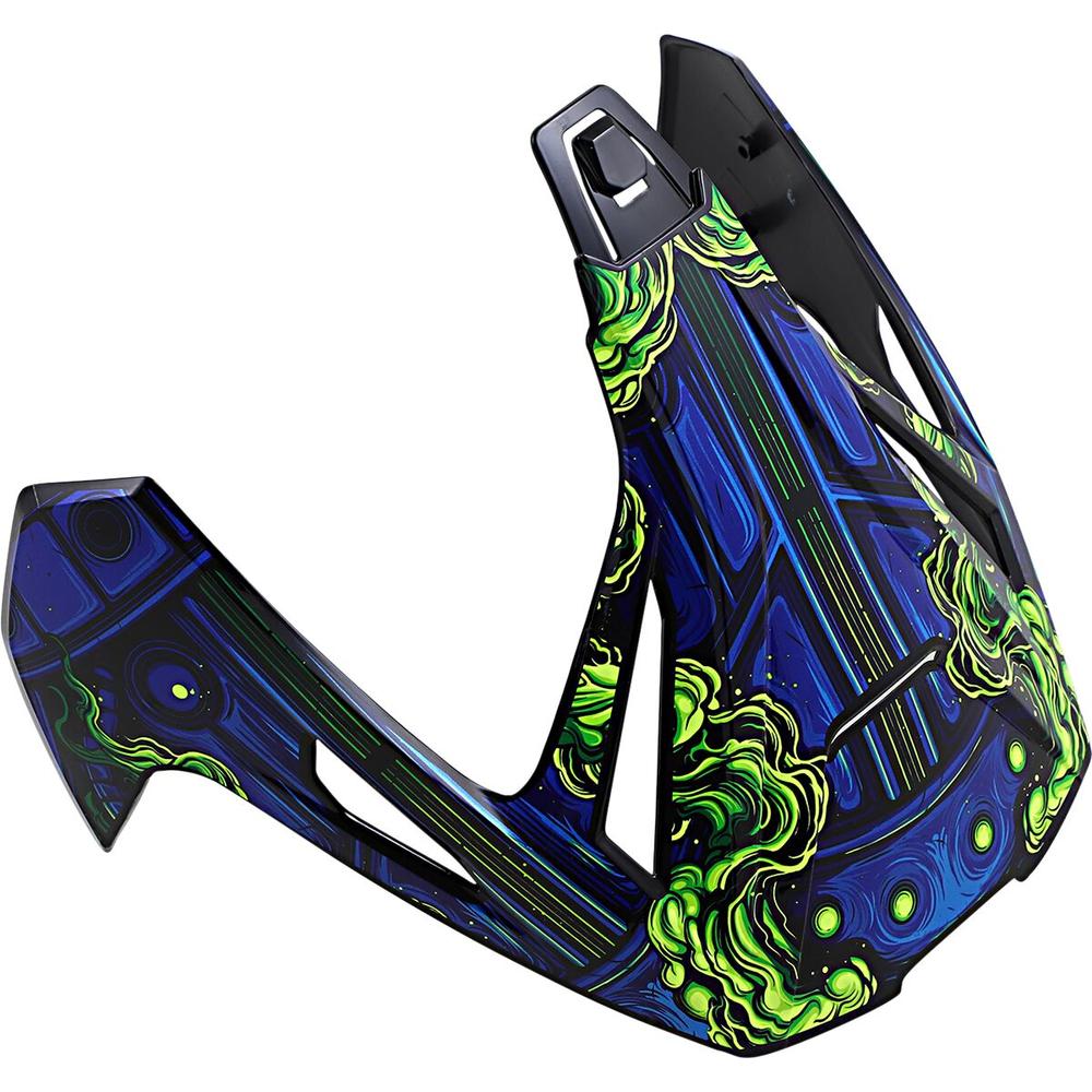 Icon Variant Pro Helmet Replacement Peak Willy Pete Blue