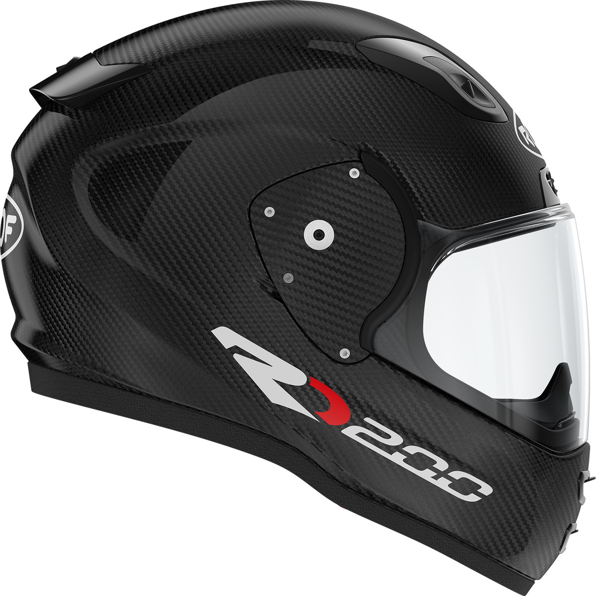 Roof RO200 Carbon Glossy Black right-side profile