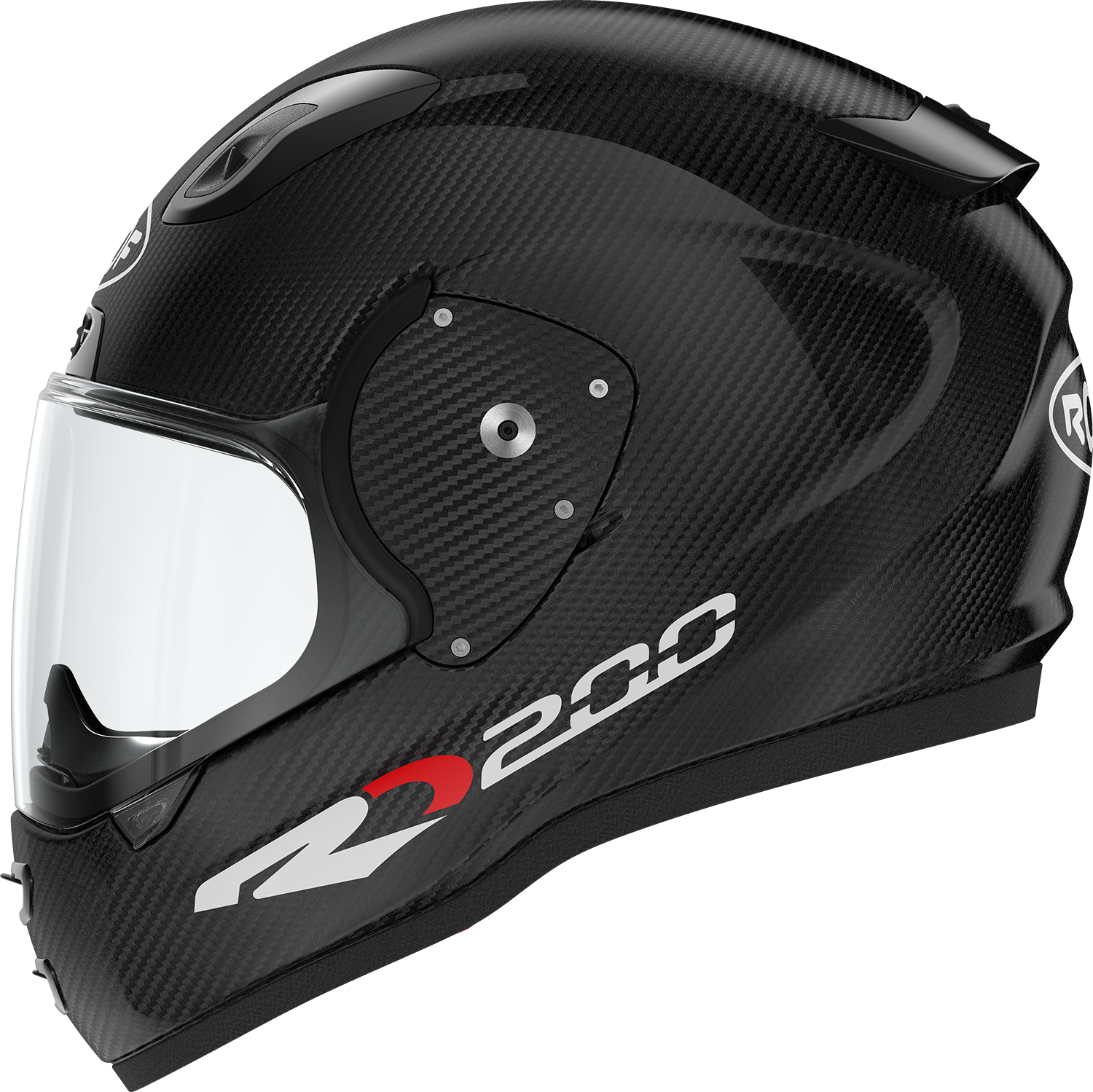 Roof RO200 Carbon Glossy Black left-side profile