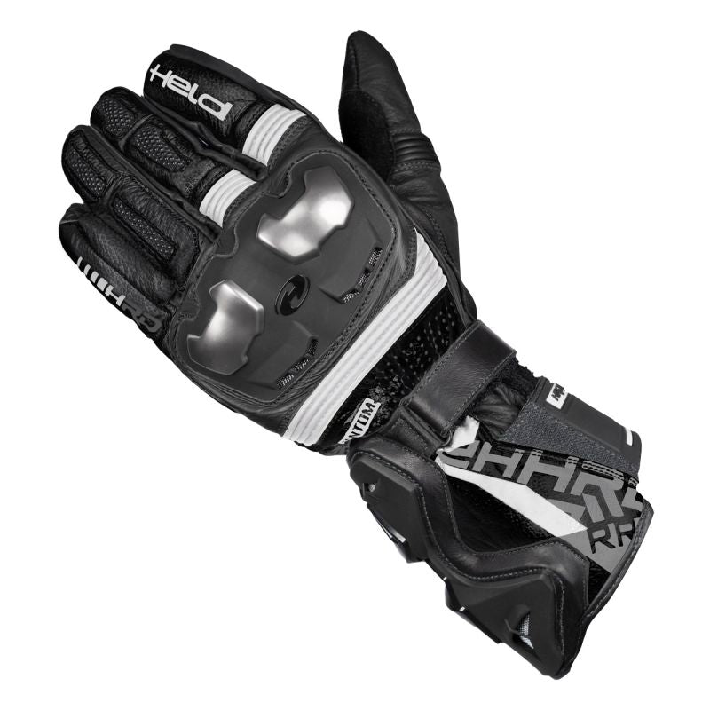 Held Phantom 3 Sports Leather Gloves Black / White FREE UK Delivery, FREE 365 Day Returns | Moto Central