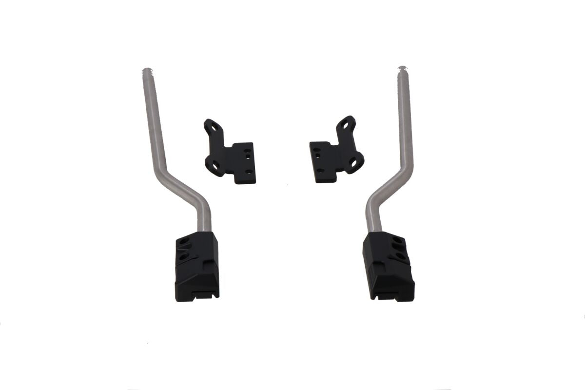 SW-Motech Blaze Panniers Spacer Bars Black / Silver For Kawasaki Ninja 1000 SX ABS 2020-2024