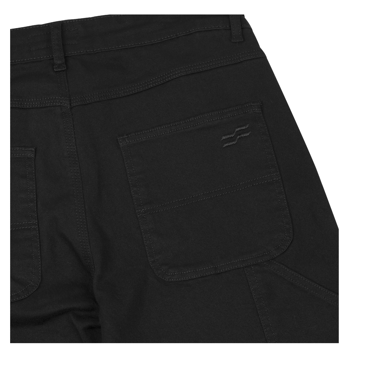 Silk Road Carpenter Textile Trouser Black FREE UK Delivery, FREE 365 Day Returns | Moto Central