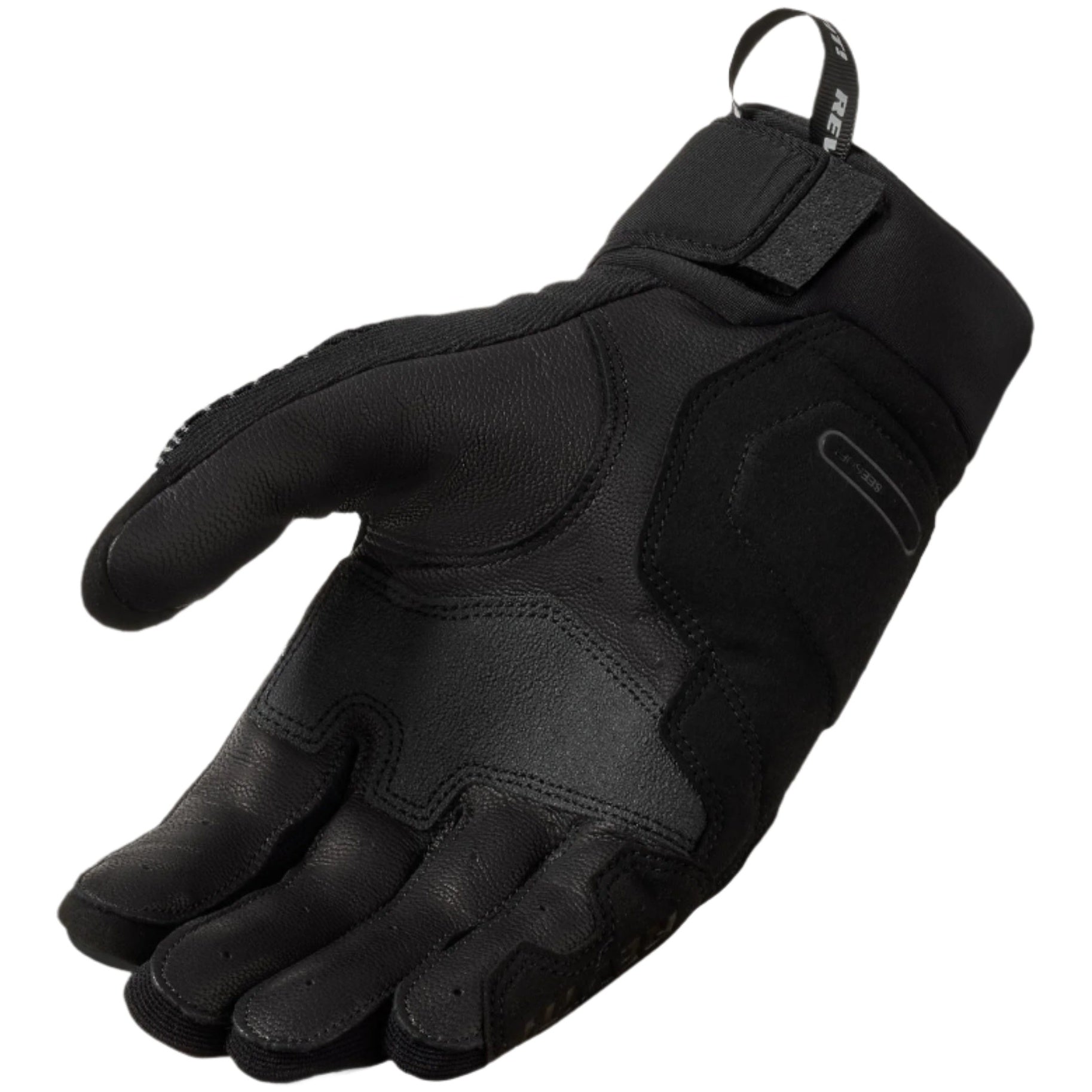 Revit Kinetic 2 Leather / Textile Gloves Black / White – single glove view