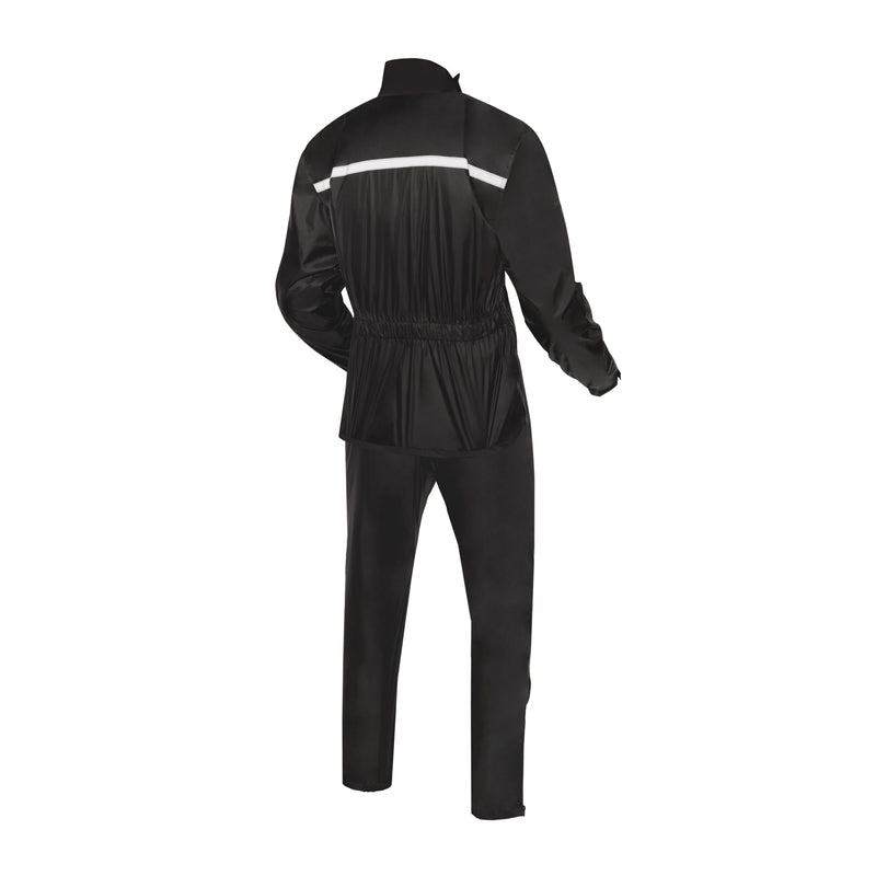 Rebelhorn Rain Two-Piece Waterproof Over Suit Black FREE UK Delivery, FREE 365 Day Returns | Moto Central