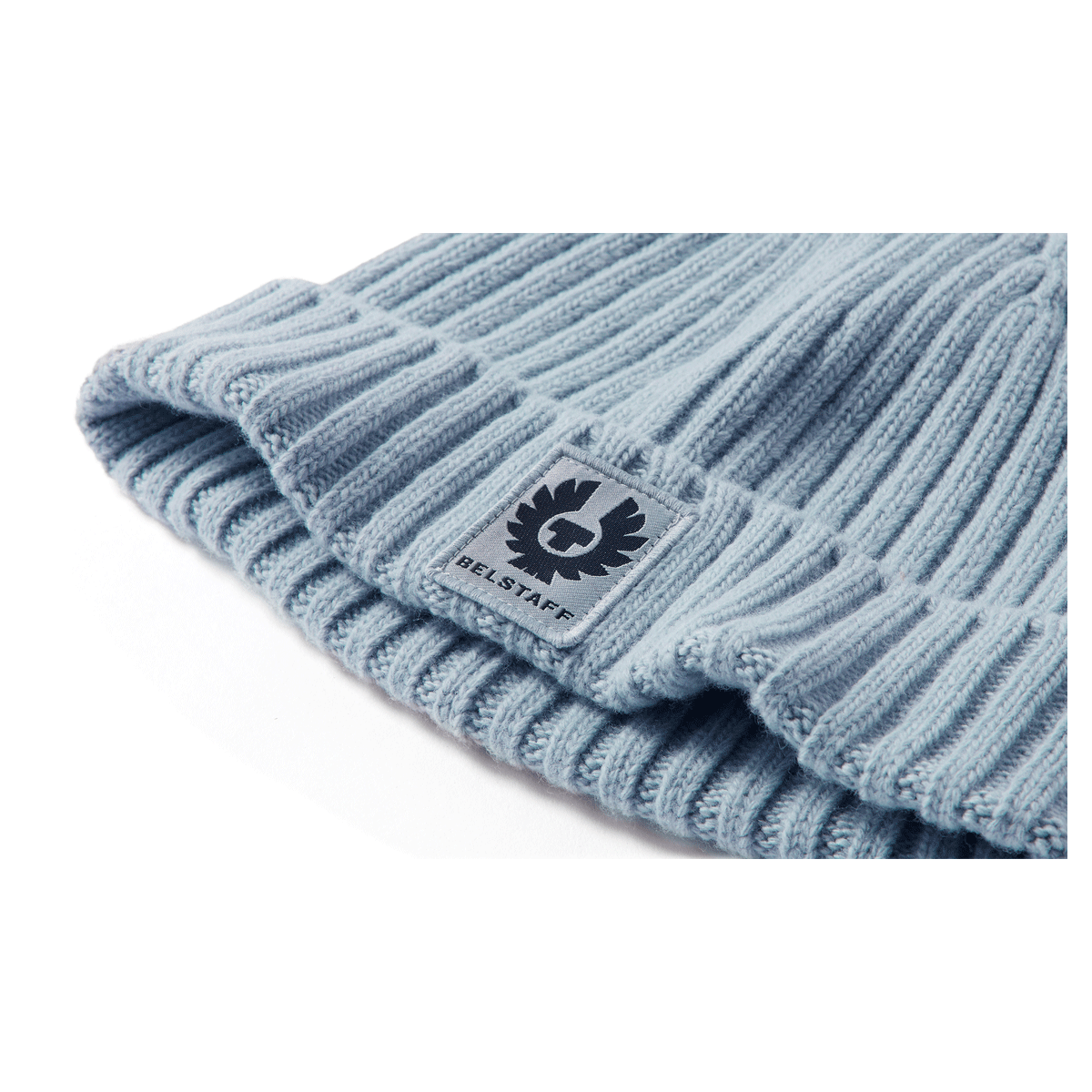 Belstaff Watch Beanie Mist Blue FREE UK Delivery, FREE 365 Day Returns | Moto Central