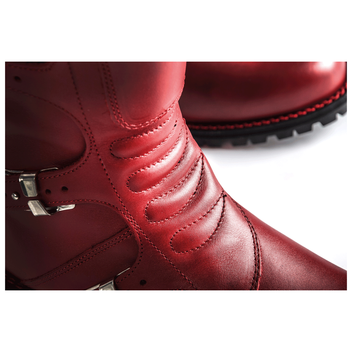Stylmartin Continental Boots Red FREE UK Delivery, FREE 365 Day Returns | Moto Central