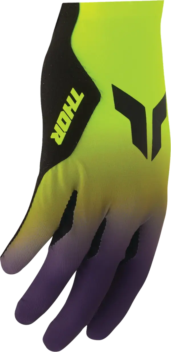Thor Sportmode Iconic Gloves Acid / Purple - FREE UK Shipping, FREE 365 Day Returns | Moto Central