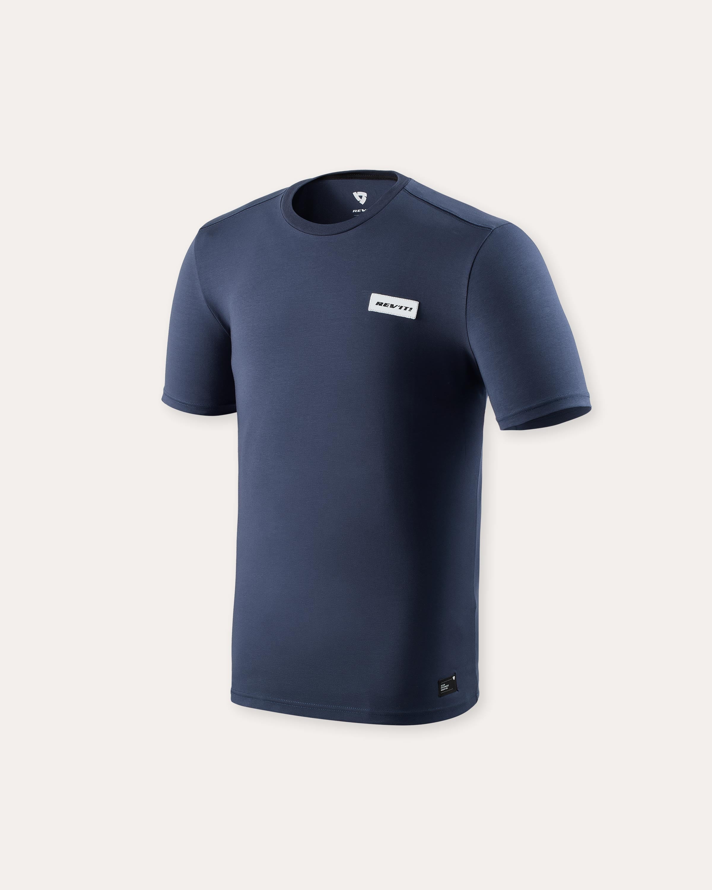Revit Ace T-Shirt Dark Blue FREE UK Delivery, FREE 365 Day Returns | Moto Central